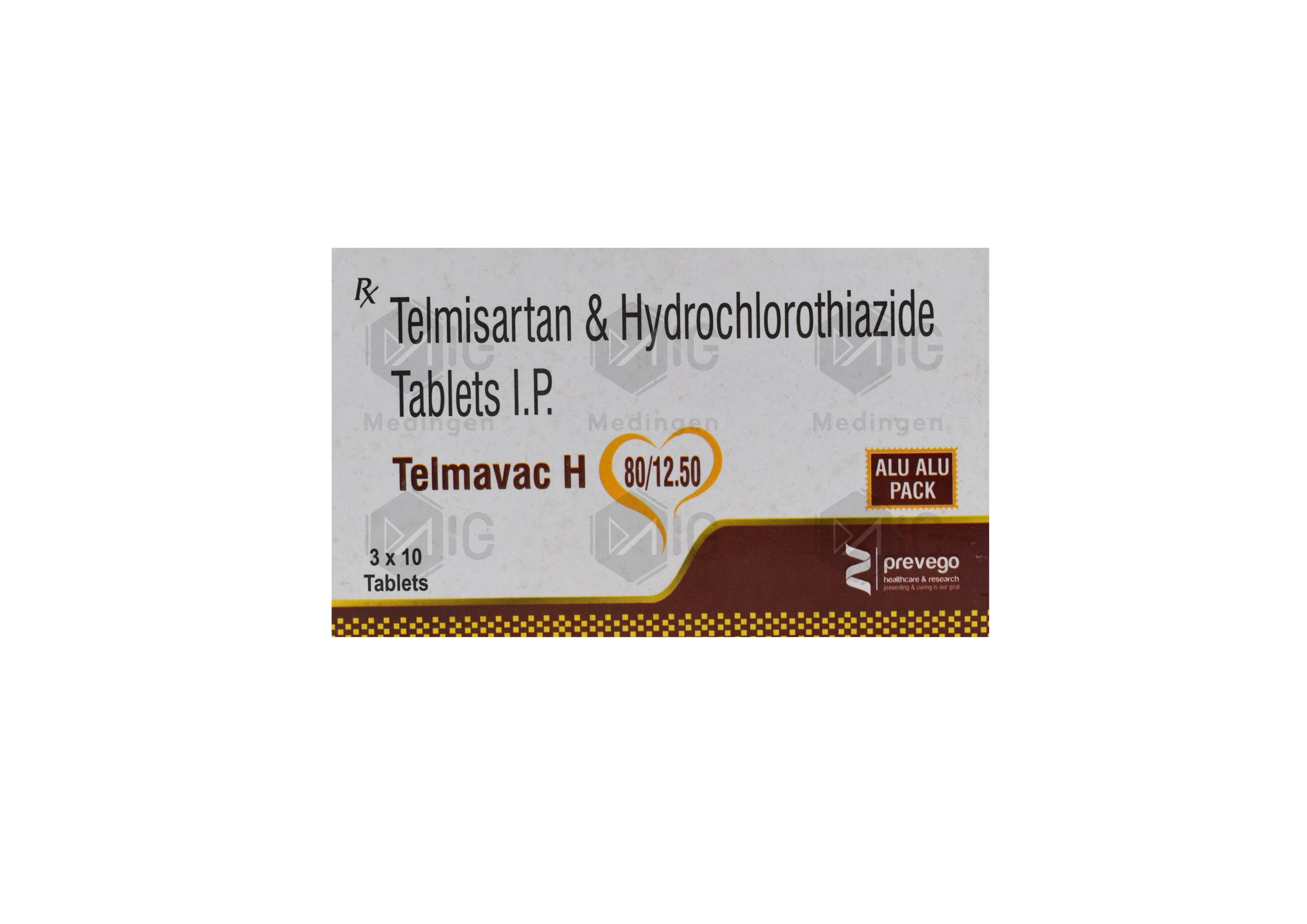 TELMAVAC H 80/12.50MG